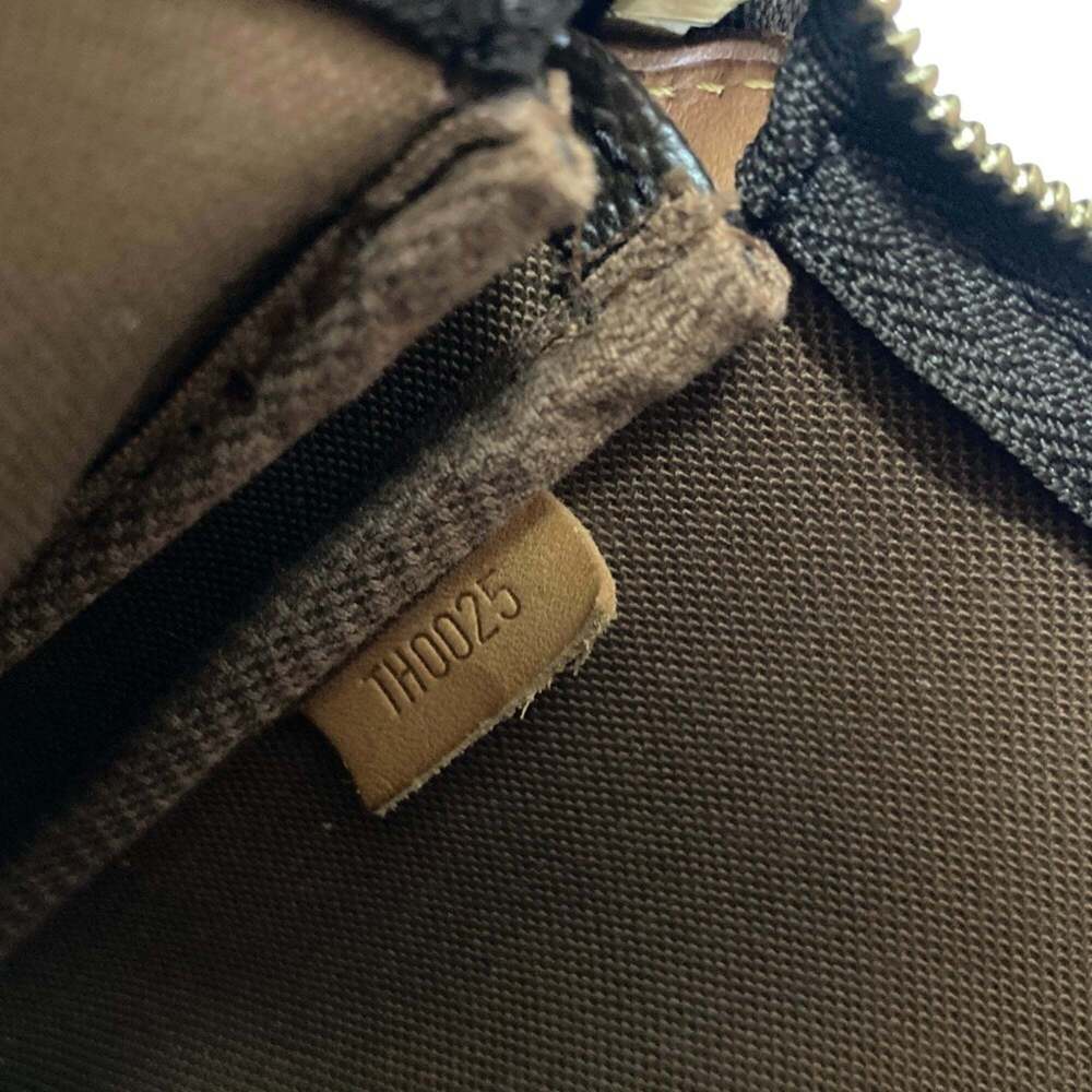 LOUIS VUITTON Authentic Brown Monogram Pochette Pouch - Picture 7 of 12